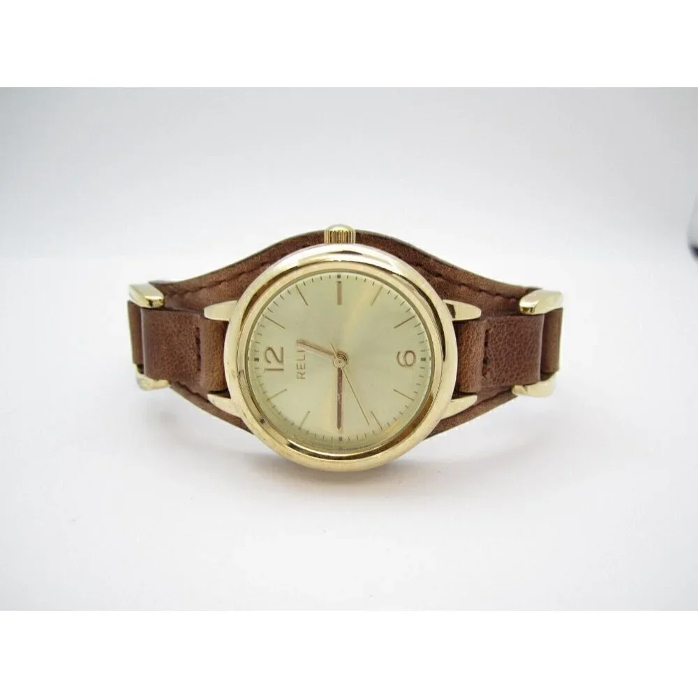 Women Relic Quartz WR Analog 32mm Dial Causal Round‎ Watch (G192) ZR12187